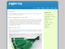 Tablet Screenshot of juggler.org